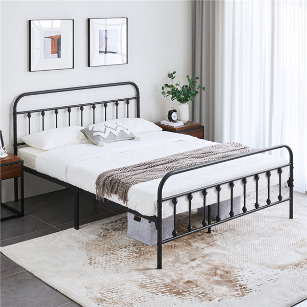 Brambly Cottage Raghnaid Vintage Bed Frame & Reviews Wayfair.co.uk